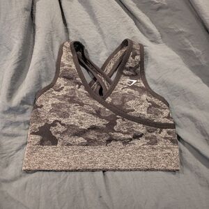 Gymshark adapt camo seamless sports bra BRAND NEW